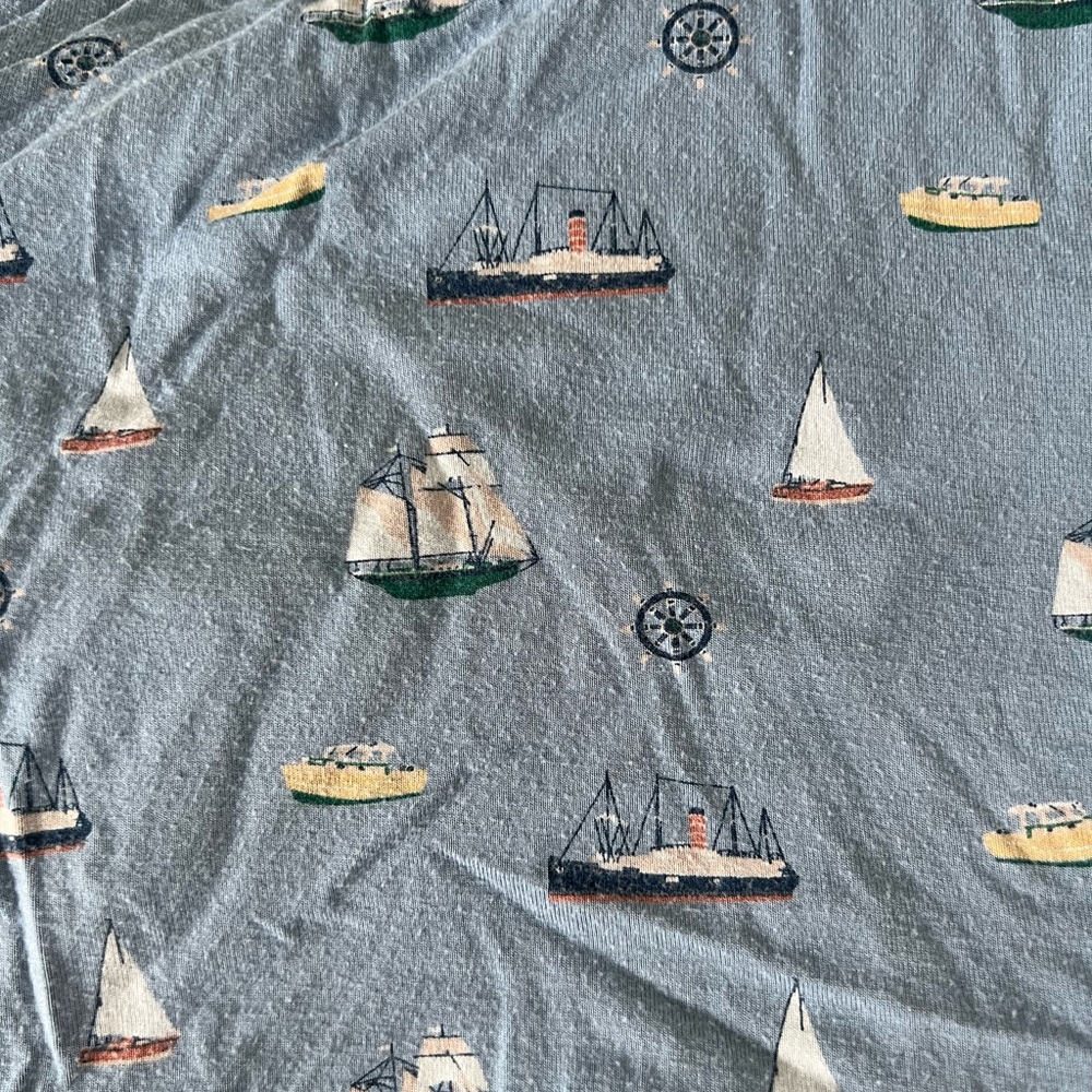Kyte Baby Blue Crib Sheet Nautical Ships
